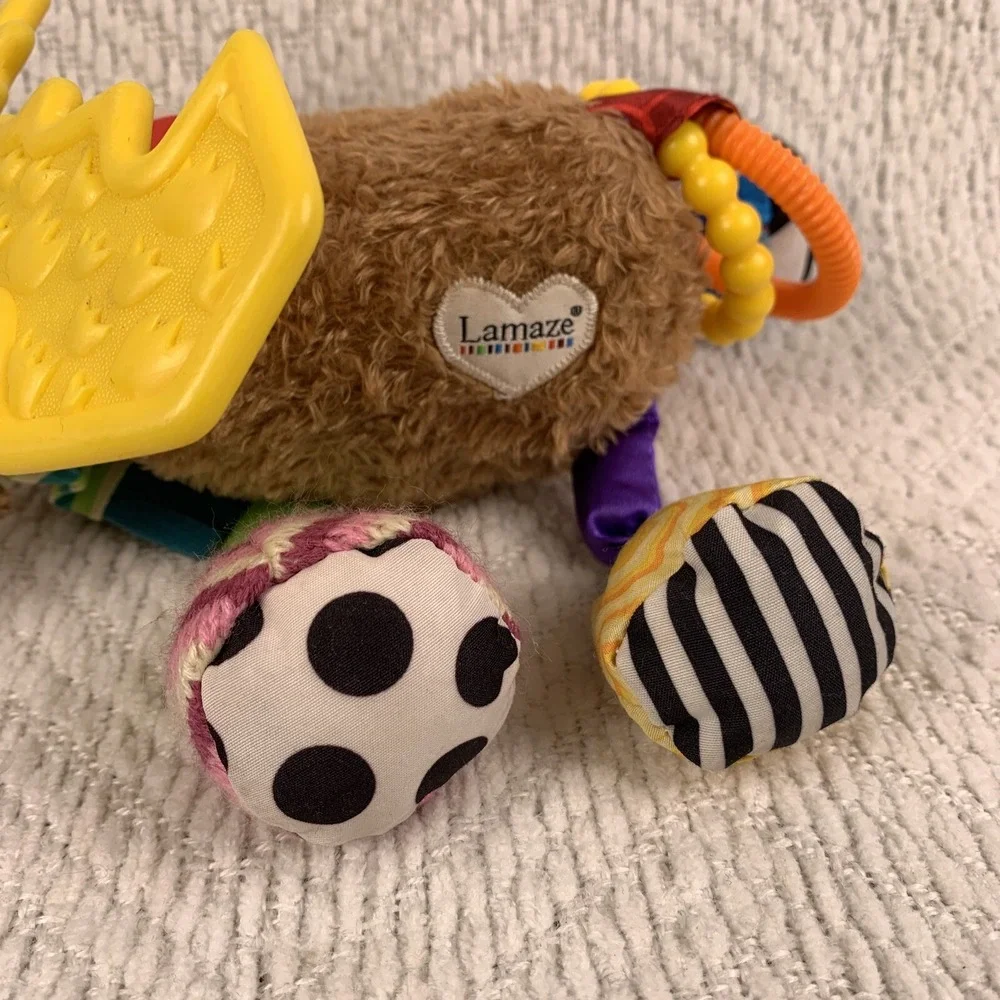 Lamaze Mortimer The Moose Play And Grow Rattle‎ Teether Squeaker Activity Toy